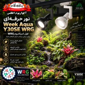 نور حرفه‌ای گیاه و پالوداریوم Week Aqua Y30SE WRG