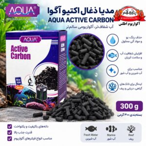 مدیا ذغال اکتیو آکوا 300 گرمی